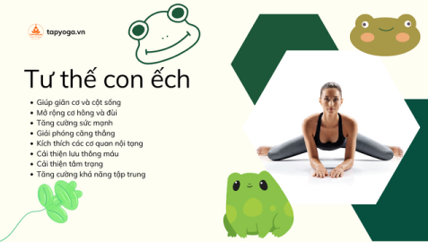 Tư thế con ếch trong yoga có tác dụng gì?
