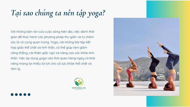 Tại sao chúng ta nên tập yoga?